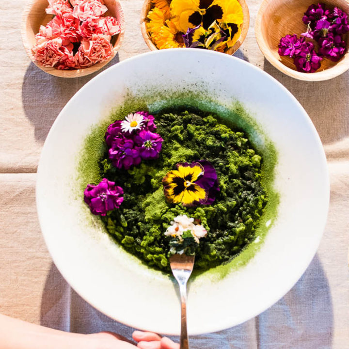 Riso verde all’acqua fiorita