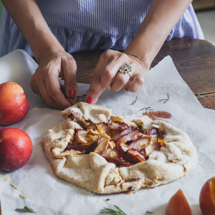 Galette Bretonne alle pesche con KitchenAid